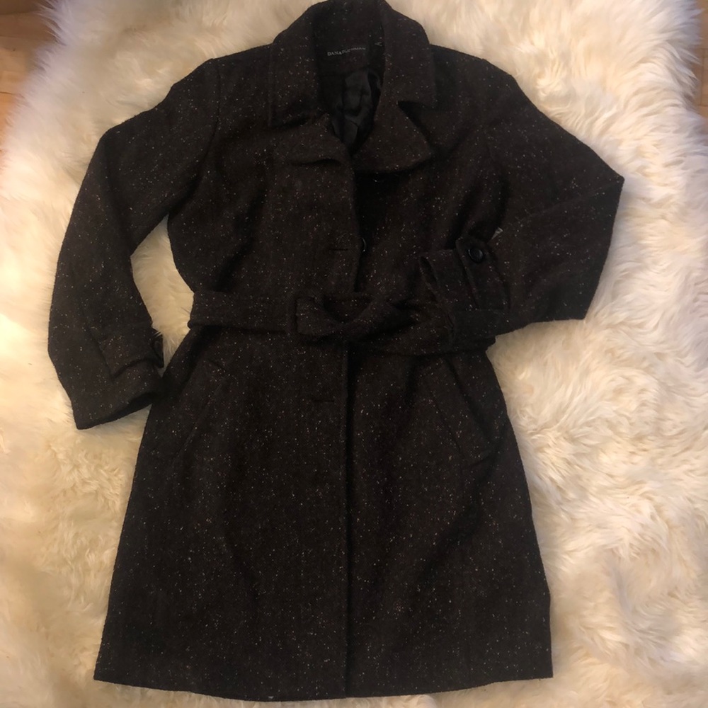 Brown Tweed Peacoat• Dana Buchanan - Picture 1 of 13